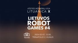 Lietuvos Robot Games #4 – mūsų mokinių komandos tarp stipriausių Lietuvoje