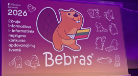 Mokiniai iškovojo prizines vietas konkurse „Bebras“