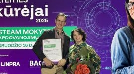 Didžiuojamės inžinerijos mokytoju Žilvinu Tarvydu – ateities kūrėju! 